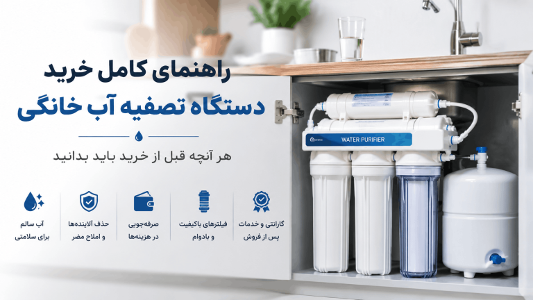 راهنمای کامل خرید دستگاه تصفیه آب خانگی؛ هر آنچه قبل از خرید باید بدانید